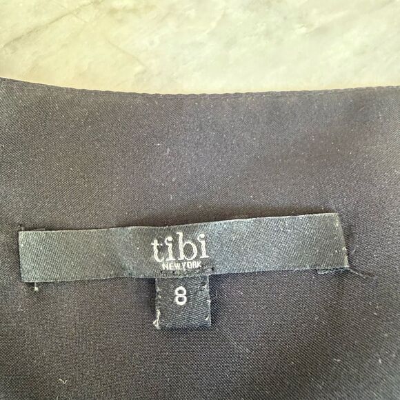 Tibi 100% silk python print long sleeve mini shift dress size 8 - Picture 5 of 8